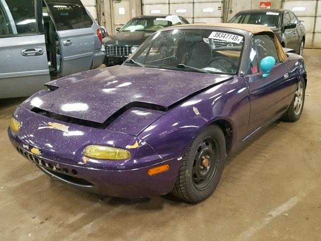 JM1NA351XN0302179 - 1992 MAZDA MX-5 MIATA PURPLE photo 2