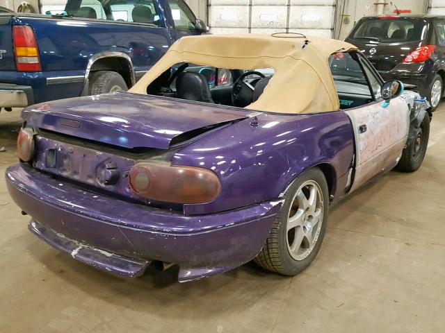 JM1NA351XN0302179 - 1992 MAZDA MX-5 MIATA PURPLE photo 4