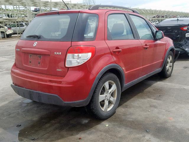 JS2YB5A35C6300790 - 2012 SUZUKI SX4 RED photo 4