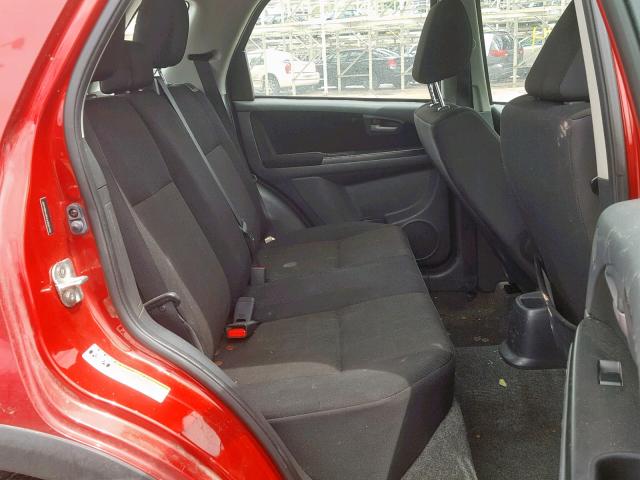 JS2YB5A35C6300790 - 2012 SUZUKI SX4 RED photo 6