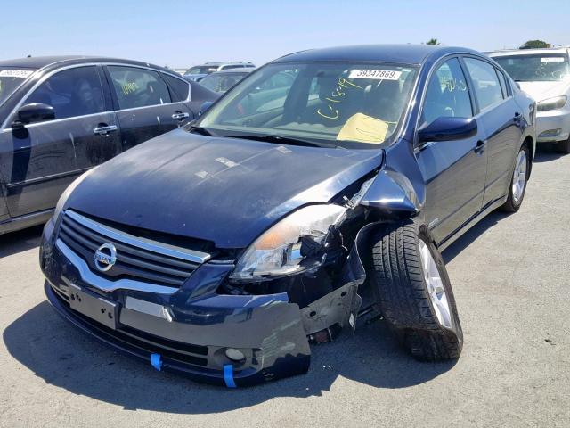 1N4CL21E28C181161 - 2008 NISSAN ALTIMA HYB BLUE photo 2