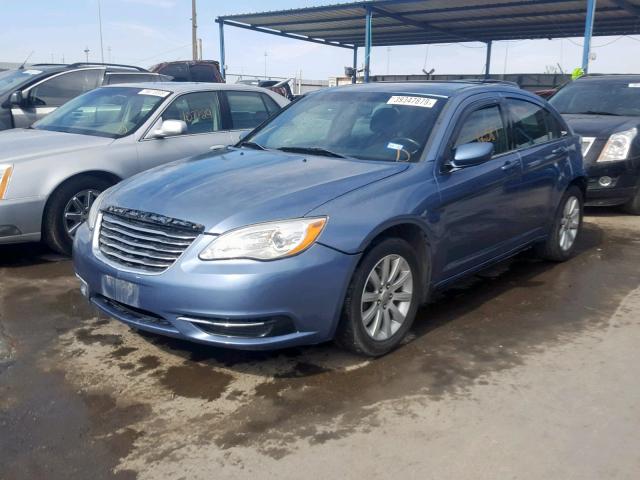 1C3BC1FB2BN533203 - 2011 CHRYSLER 200 TOURIN BLUE photo 2