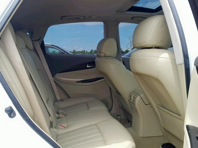 JN1AJ0HP1BM801974 - 2011 INFINITI EX35 BASE WHITE photo 6