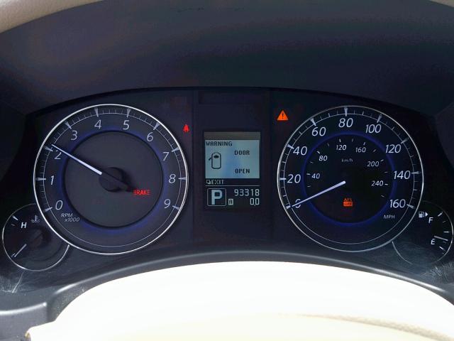 JN1AJ0HP1BM801974 - 2011 INFINITI EX35 BASE WHITE photo 8