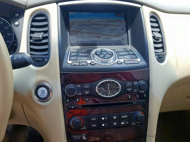 JN1AJ0HP1BM801974 - 2011 INFINITI EX35 BASE WHITE photo 9