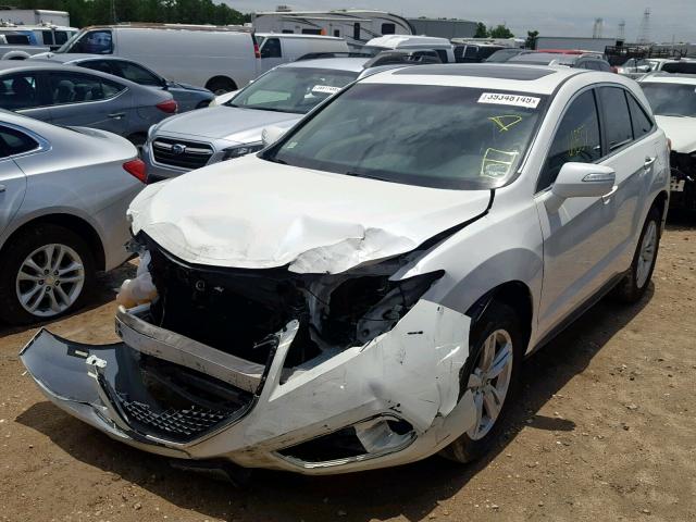 5J8TB3H36FL013416 - 2015 ACURA RDX WHITE photo 2