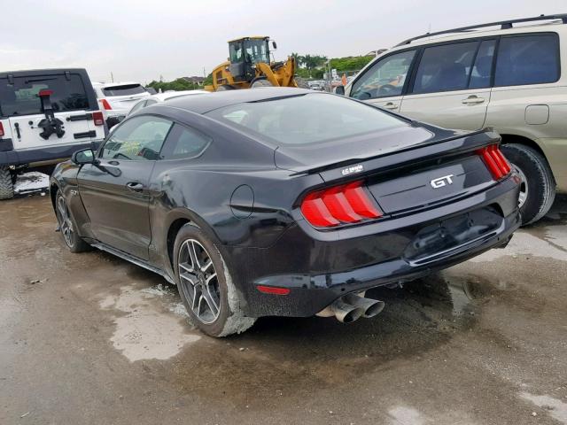 1FA6P8CF0J5106446 - 2018 FORD MUSTANG GT BLACK photo 3