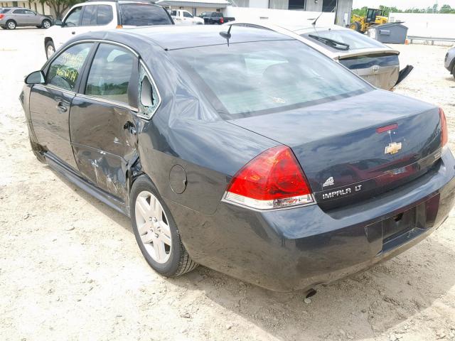 2G1WB5E31E1141880 - 2014 CHEVROLET IMPALA LIM BLACK photo 3