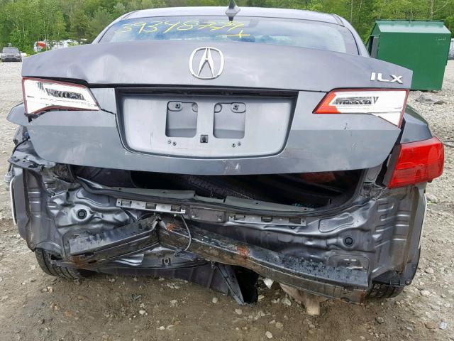 19VDE1F36DE021502 - 2013 ACURA ILX 20 GRAY photo 9