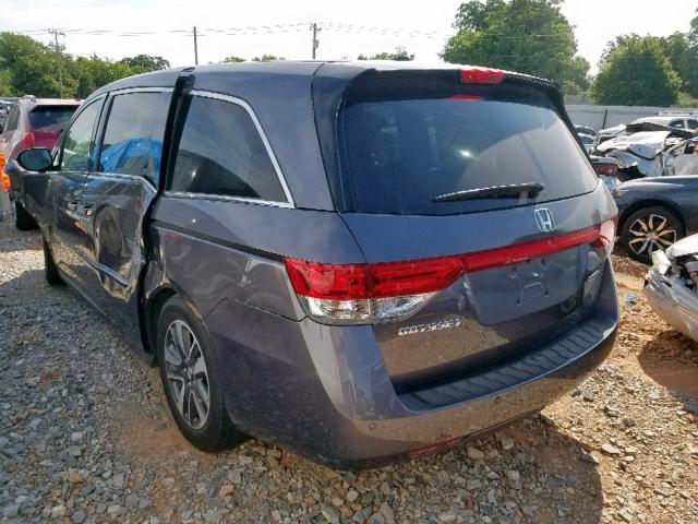 5FNRL5H93FB056670 - 2015 HONDA ODYSSEY TO GRAY photo 3