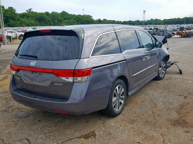 5FNRL5H93FB056670 - 2015 HONDA ODYSSEY TO GRAY photo 4