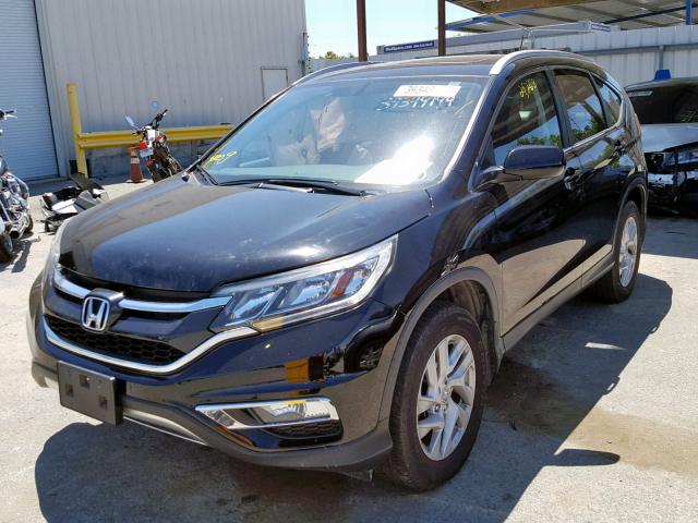 2HKRM3H75GH517371 - 2016 HONDA CR-V EXL BLACK photo 2