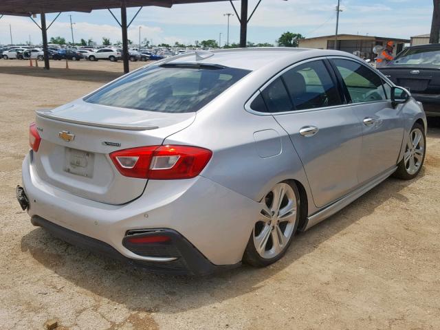 1G1BF5SM7H7155130 - 2017 CHEVROLET CRUZE PREM SILVER photo 4