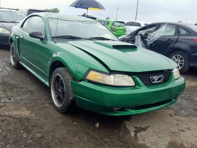 1FAFP42X11F212577 - 2001 FORD MUSTANG GT GREEN photo 1