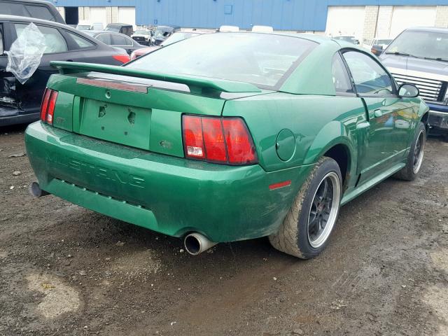 1FAFP42X11F212577 - 2001 FORD MUSTANG GT GREEN photo 4