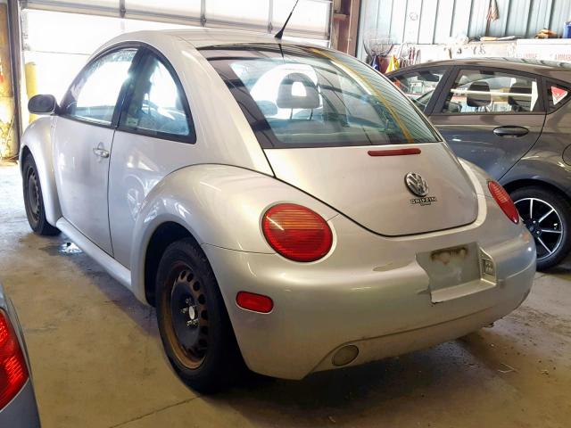 3VWCP21C11M435120 - 2001 VOLKSWAGEN NEW BEETLE ვერცხლისფერი ფოტო 3