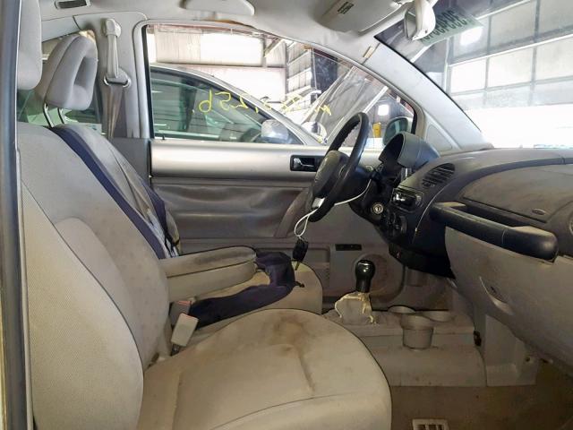 3VWCP21C11M435120 - 2001 VOLKSWAGEN NEW BEETLE ვერცხლისფერი ფოტო 5