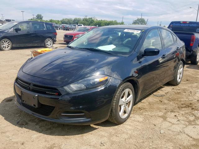 1C3CDFBBXFD243890 - 2015 DODGE DART SXT BLACK photo 2