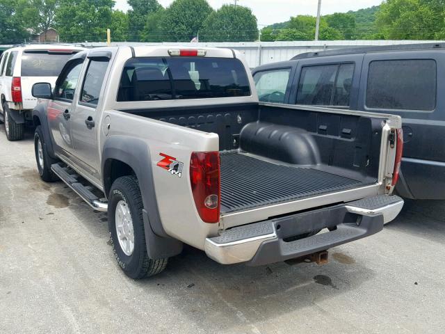 1GCDT13E078136078 - 2007 CHEVROLET COLORADO TAN photo 3