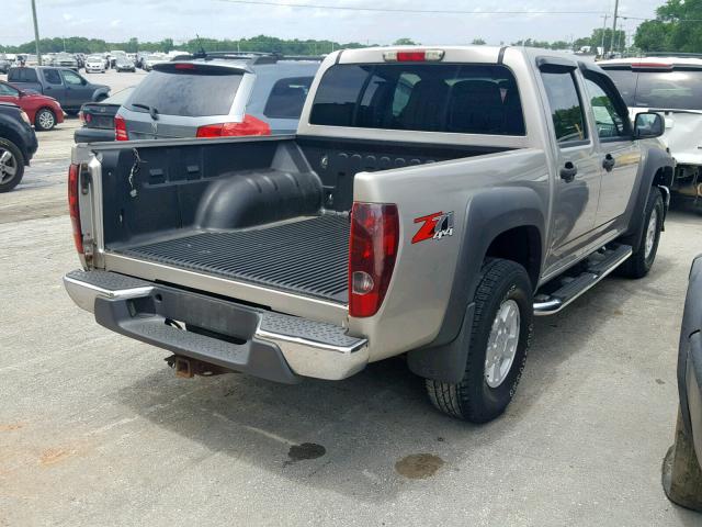 1GCDT13E078136078 - 2007 CHEVROLET COLORADO TAN photo 4