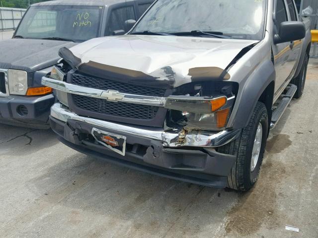 1GCDT13E078136078 - 2007 CHEVROLET COLORADO TAN photo 9