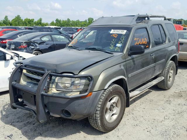 5N1ED28T53C646864 - 2003 NISSAN XTERRA XE GREEN photo 2