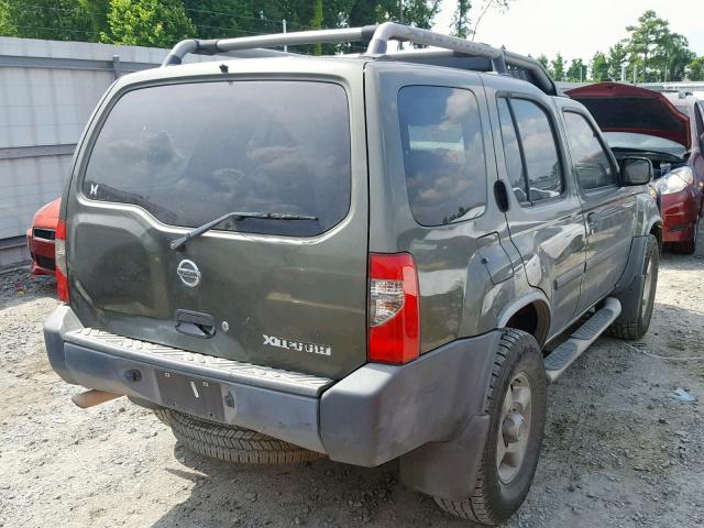 5N1ED28T53C646864 - 2003 NISSAN XTERRA XE GREEN photo 4