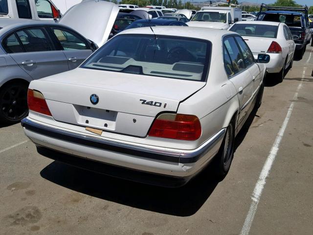 WBAGF6328SDH05430 - 1995 BMW 740 I AUTO WHITE photo 4