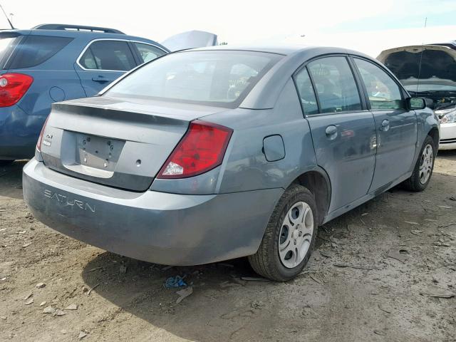 1G8AJ52F84Z141264 - 2004 SATURN ION LEVEL GRAY photo 4