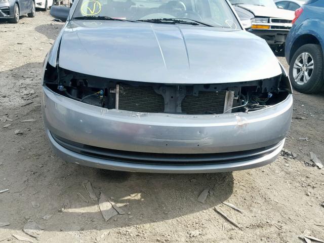1G8AJ52F84Z141264 - 2004 SATURN ION LEVEL GRAY photo 9