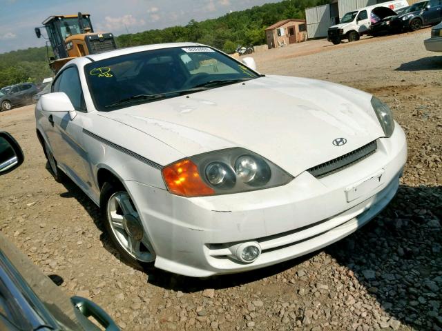 KMHHM65D33U087035 - 2003 HYUNDAI TIBURON WHITE photo 1