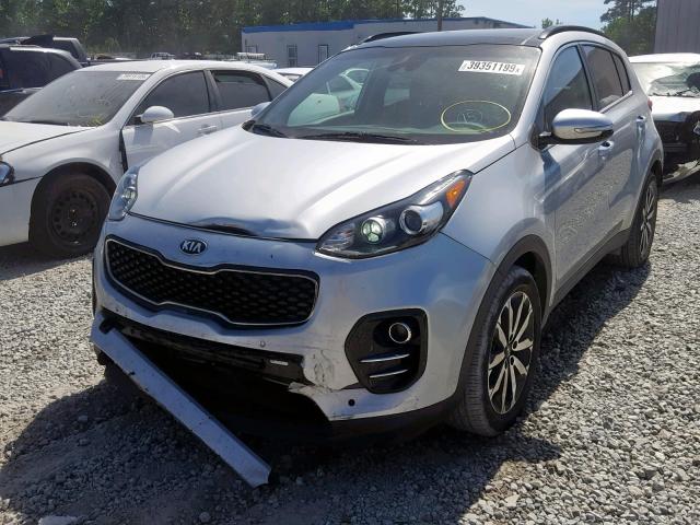 KNDPN3ACXJ7448555 - 2018 KIA SPORTAGE E SILVER photo 2