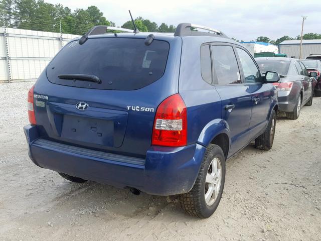 KM8JM12BX5U117979 - 2005 HYUNDAI TUCSON GL BLUE photo 4