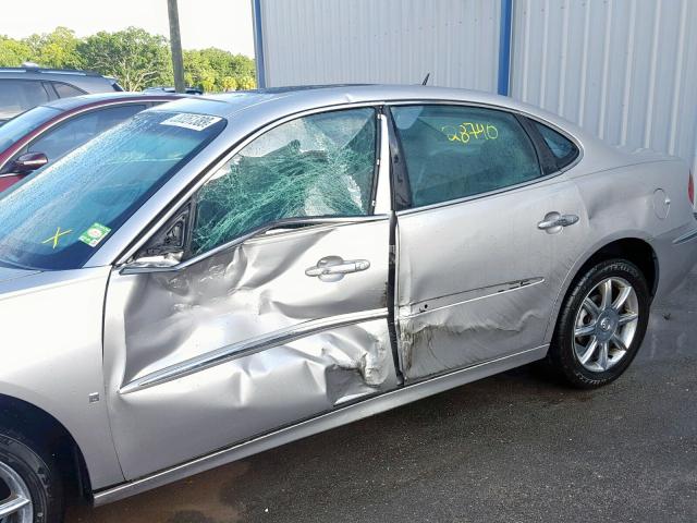 2G4WE587961118499 - 2006 BUICK LACROSSE C SILVER photo 10