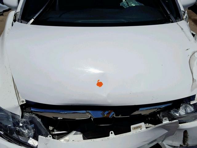 2HGFA16989H521318 - 2009 HONDA CIVIC EXL WHITE photo 7