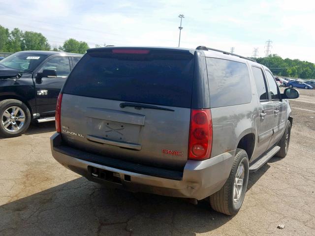 1GKFK16337J186119 - 2007 GMC YUKON XL K GRAY photo 4