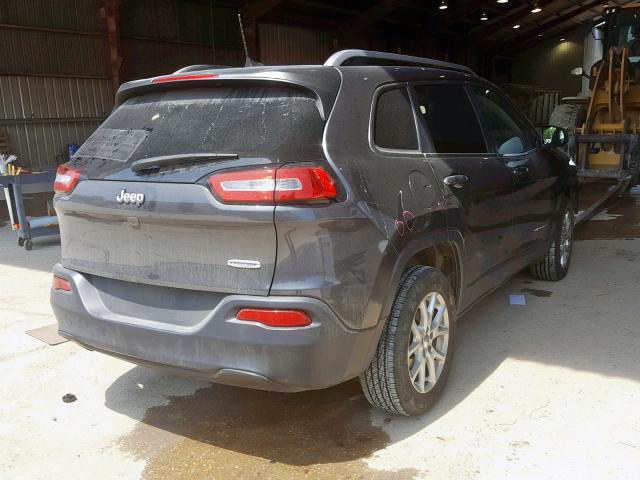 1C4PJLCB9GW158919 - 2016 JEEP CHEROKEE L GRAY photo 4