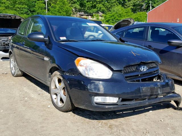 KMHCN36C18U087974 - 2008 HYUNDAI ACCENT SE BLACK photo 1