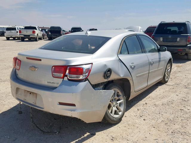 1G11C5SLXEF240489 - 2014 CHEVROLET MALIBU 1LT 银色 照片 4
