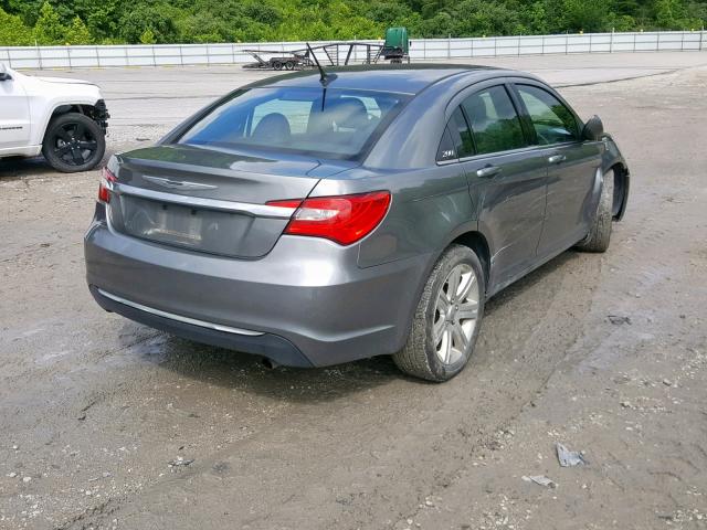 1C3CCBAB5DN704997 - 2013 CHRYSLER 200 LX GRAY photo 4