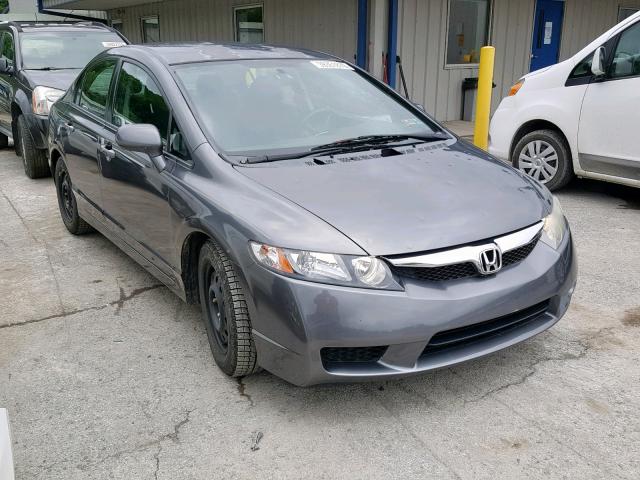 2HGFA1F6XAH509312 - 2010 HONDA CIVIC LX-S Մոխրագույն լուսանկար 1