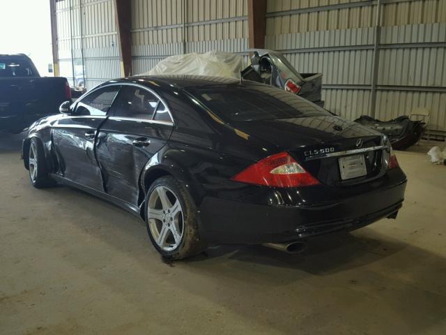 WDDDJ75X46A058716 - 2006 MERCEDES-BENZ CLS 500 BLACK photo 3