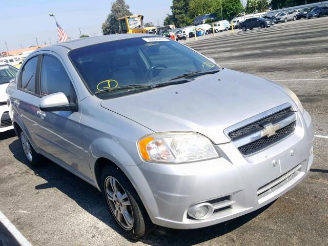 KL1TG5DE4BB232658 - 2011 CHEVROLET AVEO LT SILVER photo 1