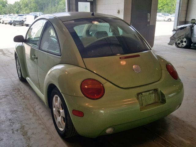 3VWCK21C83M402908 - 2003 VOLKSWAGEN NEW BEETLE Yaşıl foto 3