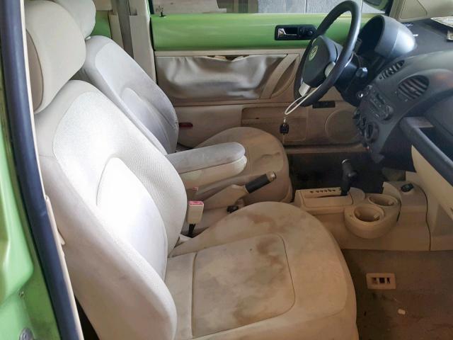3VWCK21C83M402908 - 2003 VOLKSWAGEN NEW BEETLE Yaşıl foto 5