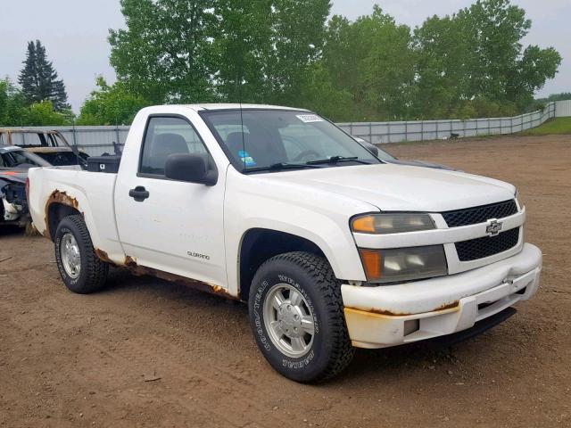 1GCCS148058254958 - 2005 CHEVROLET COLORADO WHITE photo 1