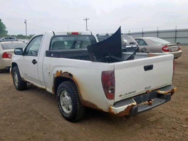 1GCCS148058254958 - 2005 CHEVROLET COLORADO WHITE photo 3