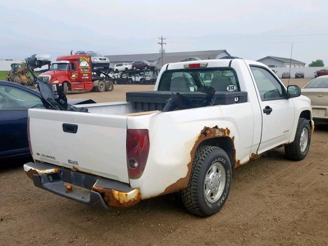 1GCCS148058254958 - 2005 CHEVROLET COLORADO WHITE photo 4