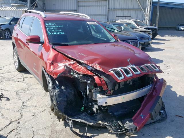 1C4PJLCB6GW329481 - 2016 JEEP CHEROKEE L RED photo 1