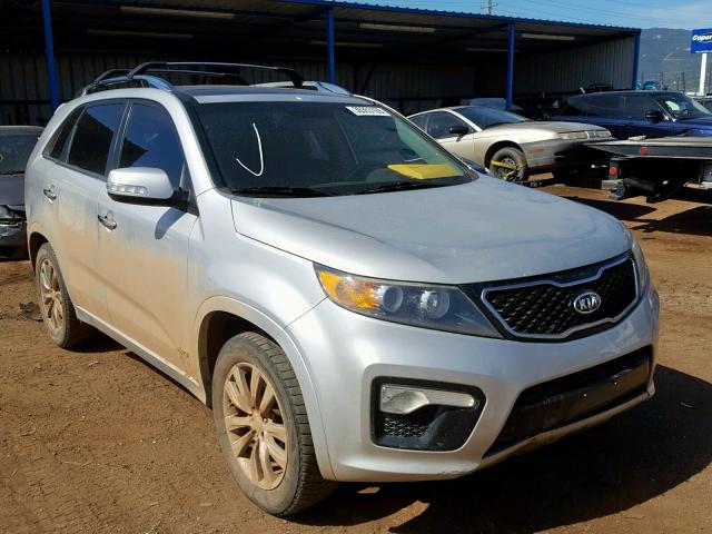 5XYKWDA21CG219756 - 2012 KIA SORENTO SX SILVER photo 1